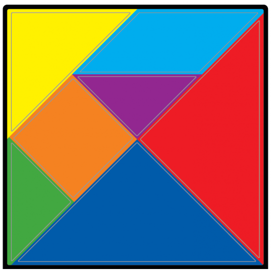 Tangram Magnético - 30 x 32 cm